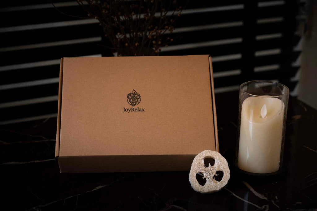 JoyRelax™ Botanical Skin Care | Premium Loofah & Artisanal Soap Gift Set